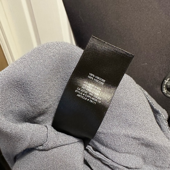 Aritzia Sunday Best Ruffle Wrap Dress in Steel blue - Picture 4 of 7